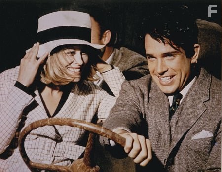 "Bonnie and Clyde" Faye Dunaway and Warren Beatty 1967 Warner Bros.
