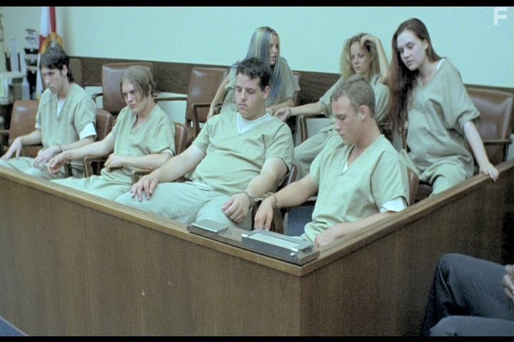 Brad Renfro, Rachel Miner, Bijou Phillips, Leo Fitzpatrick, Daniel Franzese, Kelli Garner, and Michael Pitt in Садист (2001)