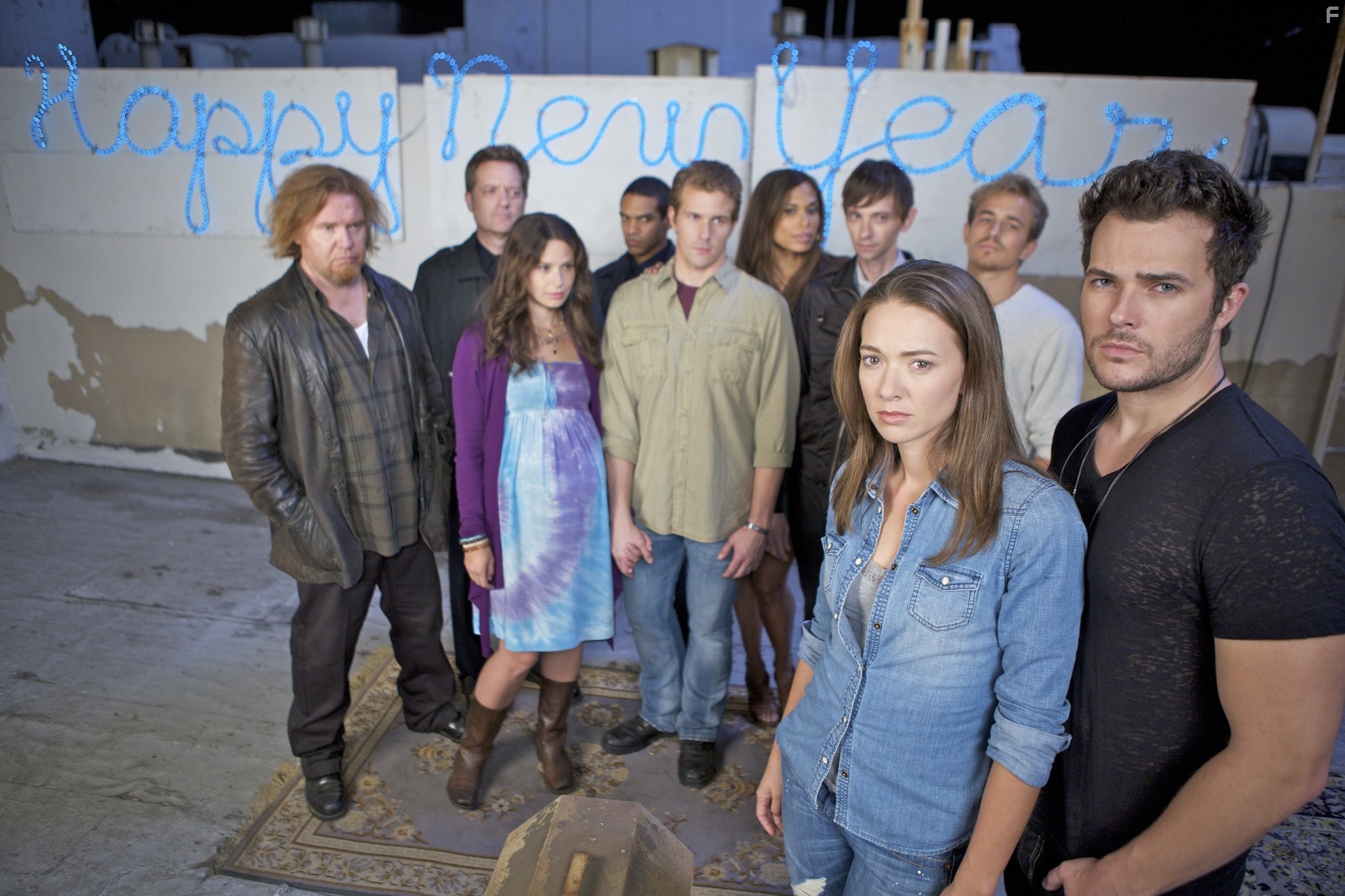 DJ Qualls, Natashia Williams, Katie Lowes, Ryan Doom, and Austin Highsmith in Круг восьми (2009)