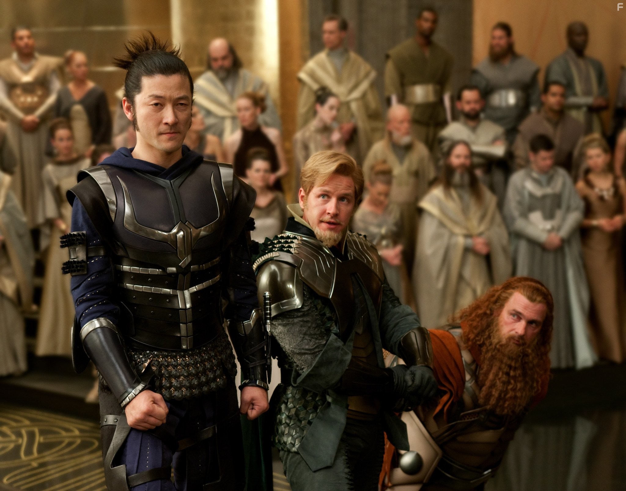 Tadanobu Asano, Ray Stevenson, and Josh Dallas in Тор (2011)