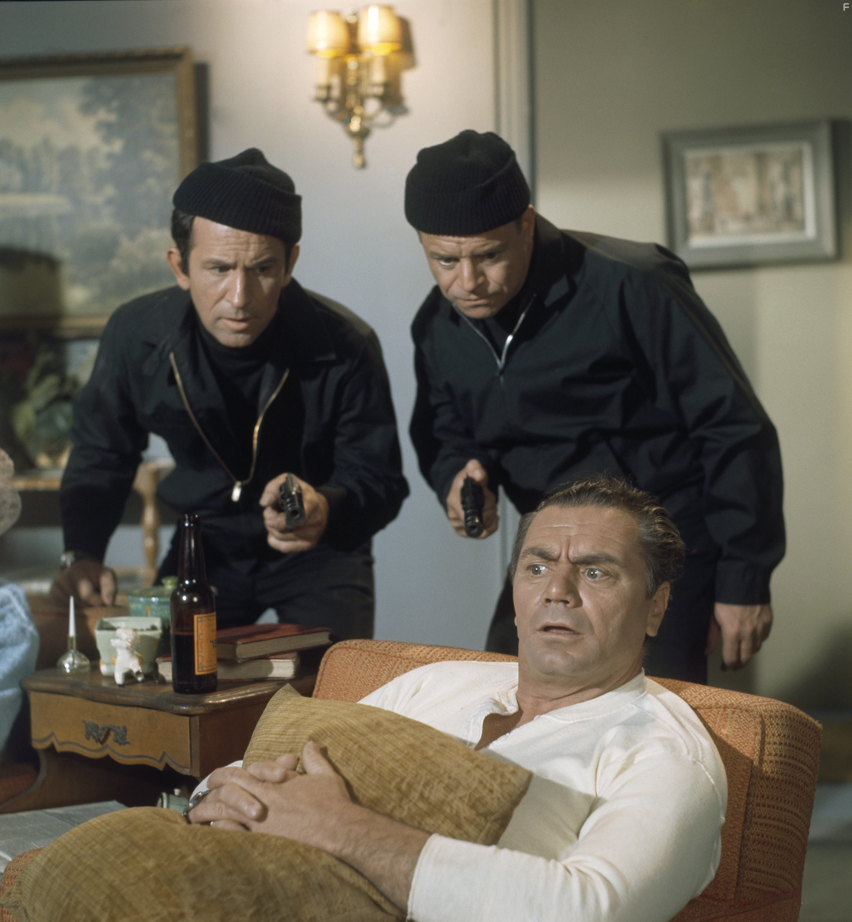 Ernest Borgnine, Don Adams, and Don Rickles in Напряги извилины (1965)