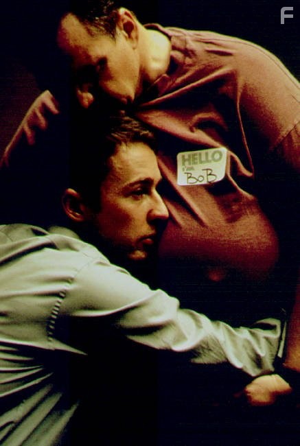 In an embrace with Bob at a support group