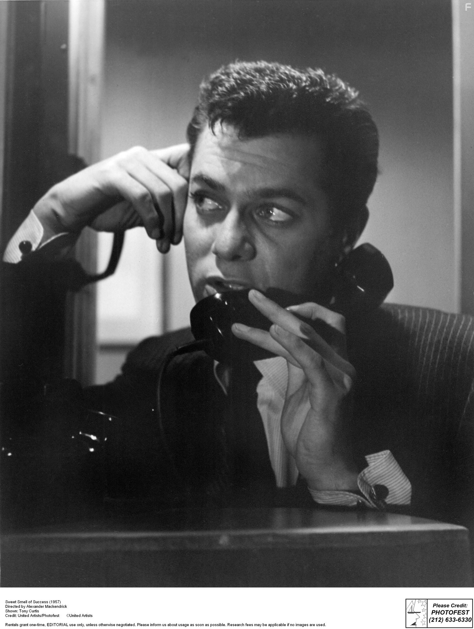 Tony Curtis in Сладкий запах успеха (1957)