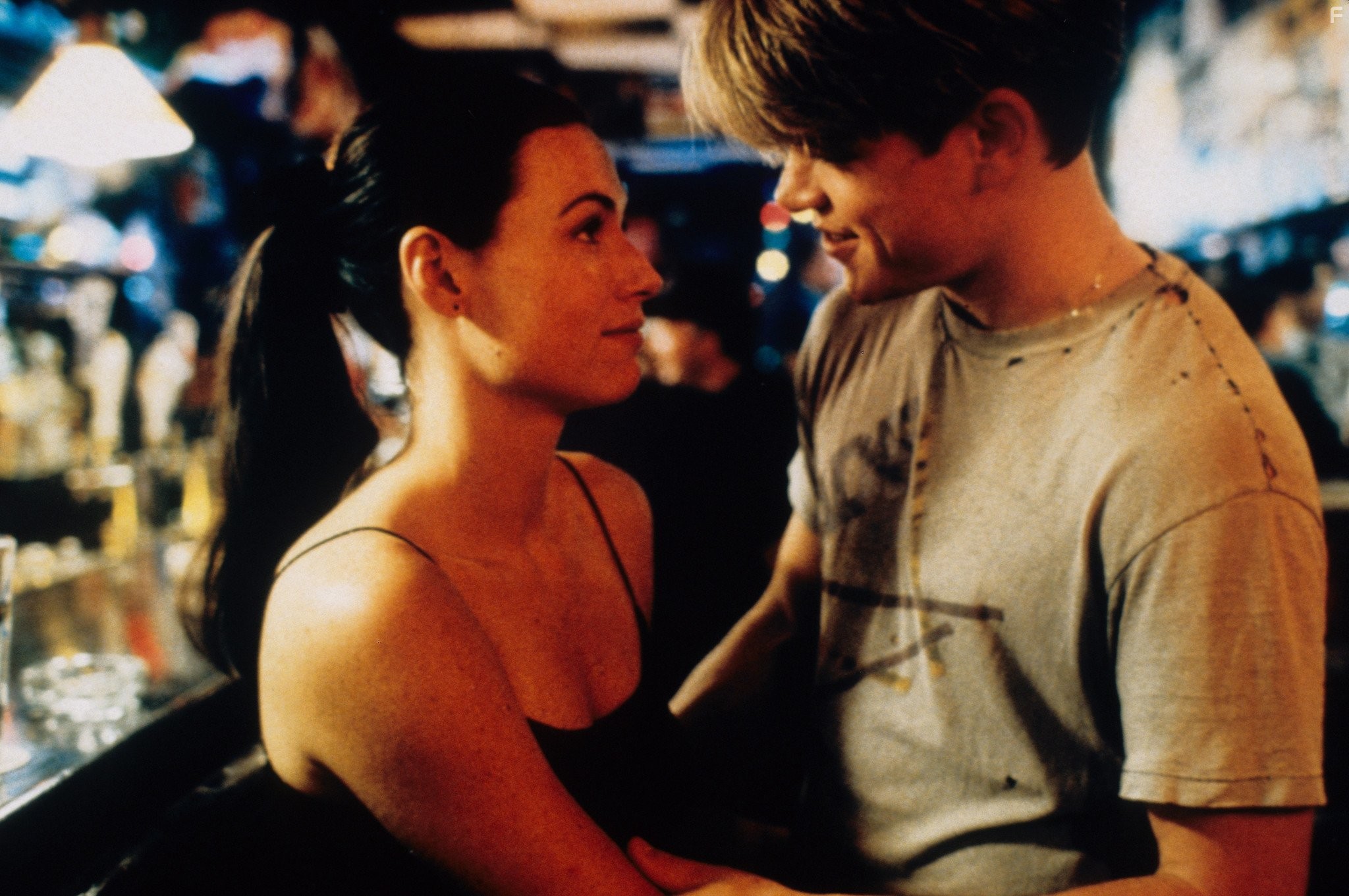 Matt Damon and Minnie Driver in Умница Уилл Хантинг (1997)