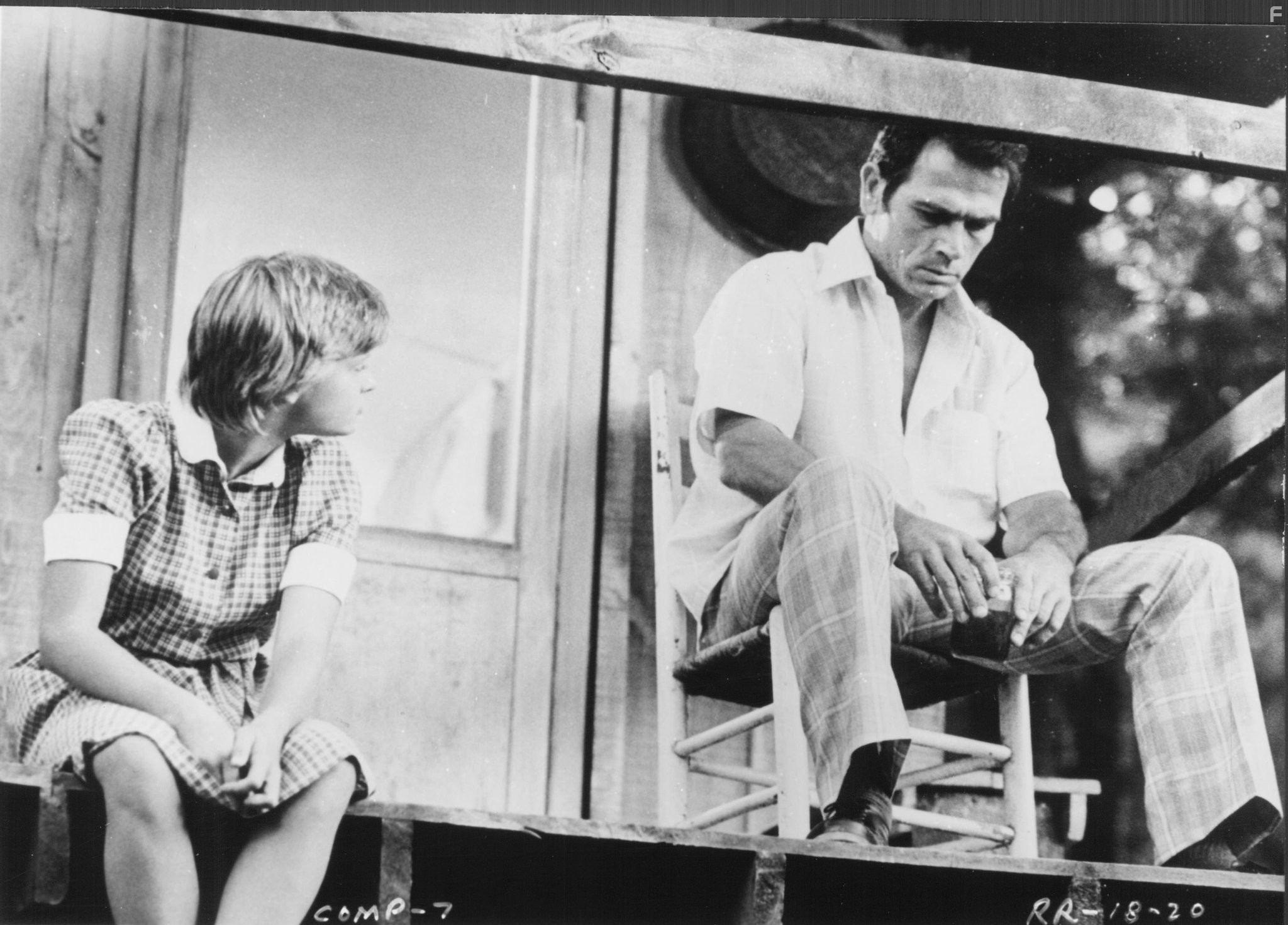 Tommy Lee Jones and Martha Plimpton in The River Rat (1984)