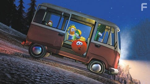 The Veggies (Annie, Laura Carrot, Junior Asparagus, Bob the Tomato and Archibald Asparagus) are forced off the road by an angry porcupine.