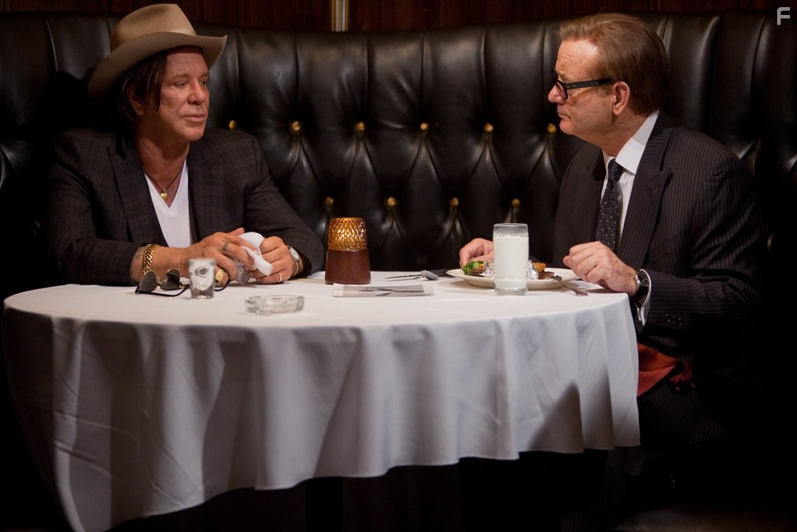 Bill Murray and Mickey Rourke in Игры страсти (2010)