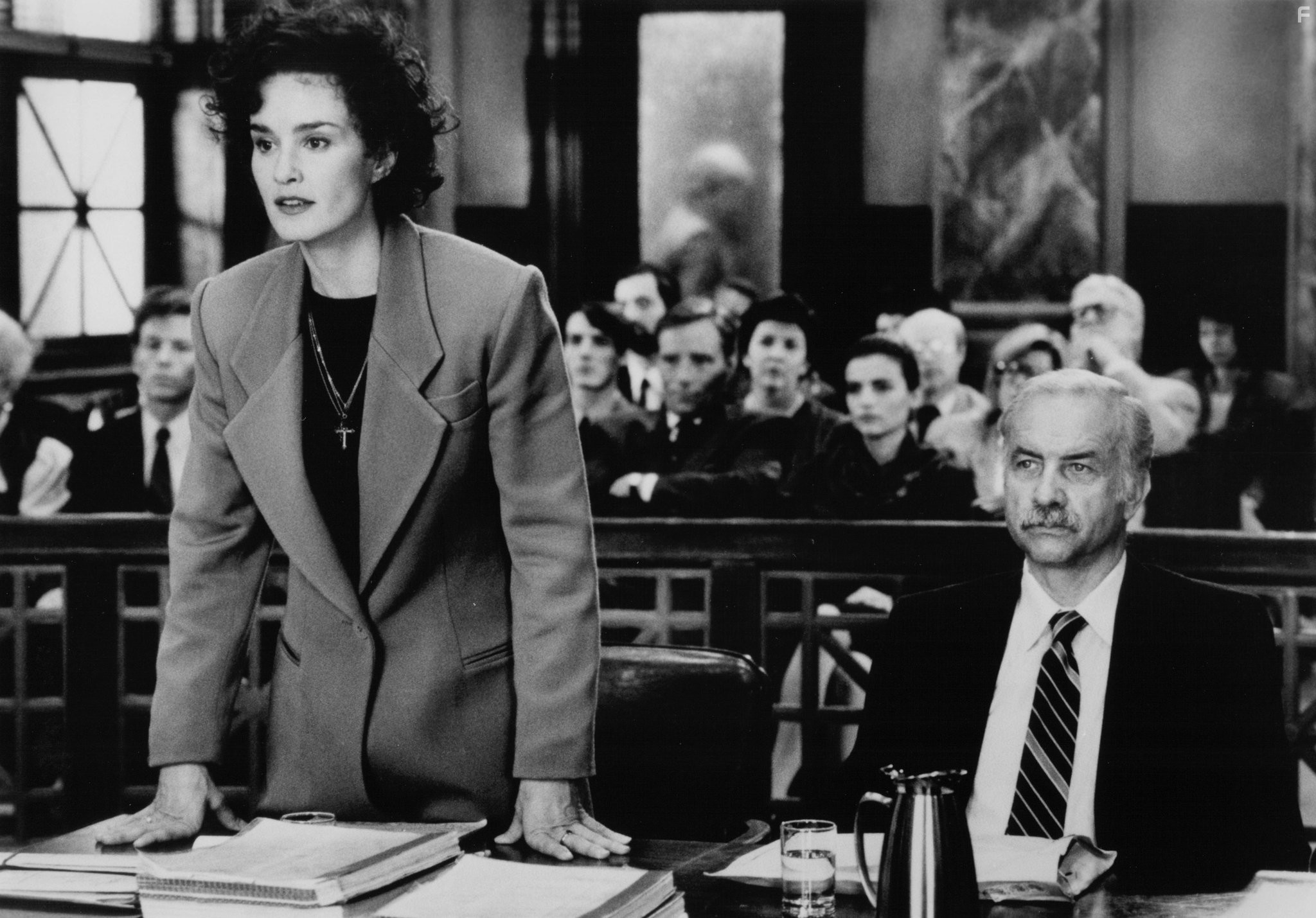 Armin Mueller-Stahl and Jessica Lange in Музыкальная шкатулка (1989)