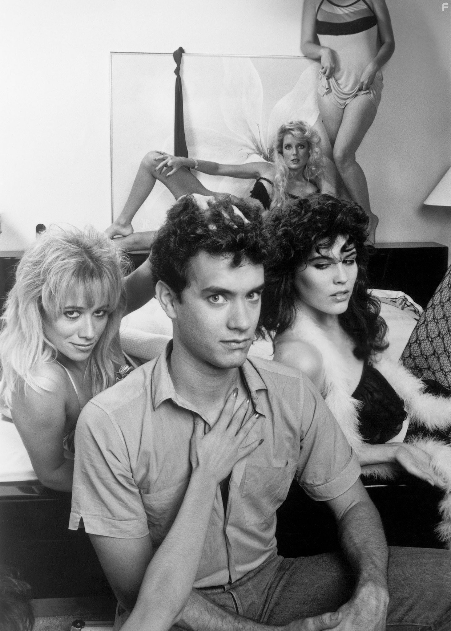Tom Hanks and Tracy Smith in Мальчишник (1984)