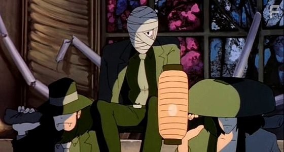 Makio Inoue, Kiyoshi Kobayashi, and Yasuo Yamada in Приключения Люпена III: Замок Калиостро (1979)