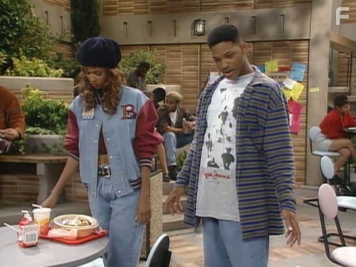 Will Smith and Tyra Banks in Принц из Беверли-Хиллз (1990)
