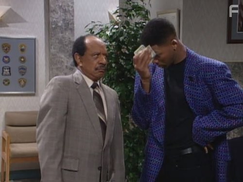 Will Smith and Sherman Hemsley in Принц из Беверли-Хиллз (1990)