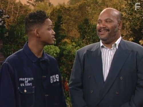Will Smith and James Avery in Принц из Беверли-Хиллз (1990)