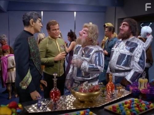 William Shatner, Mark Lenard, and Reggie Nalder in Звездный путь (1966)