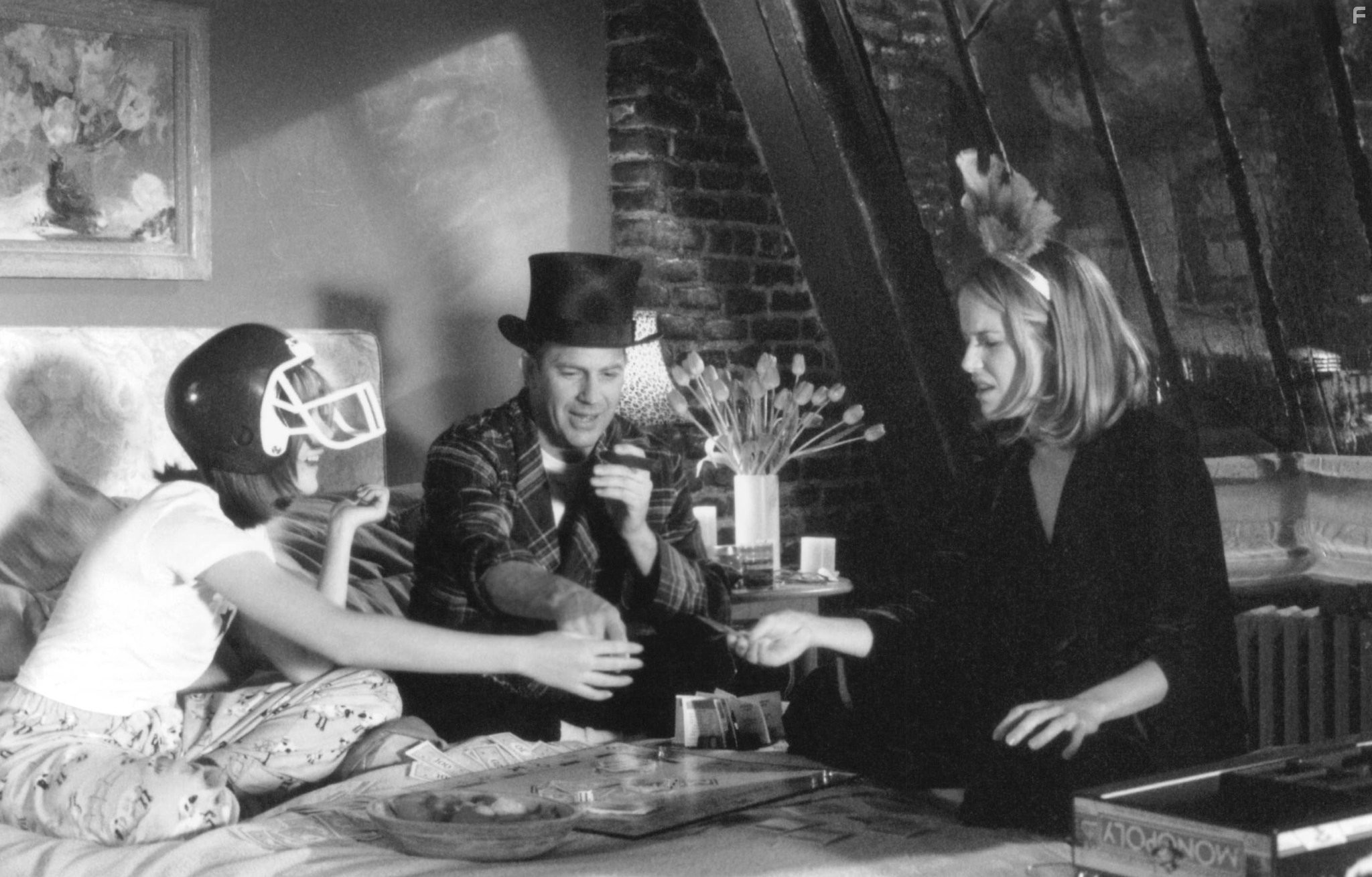 Kevin Costner and Kelly Preston in Ради любви к игре (1999)