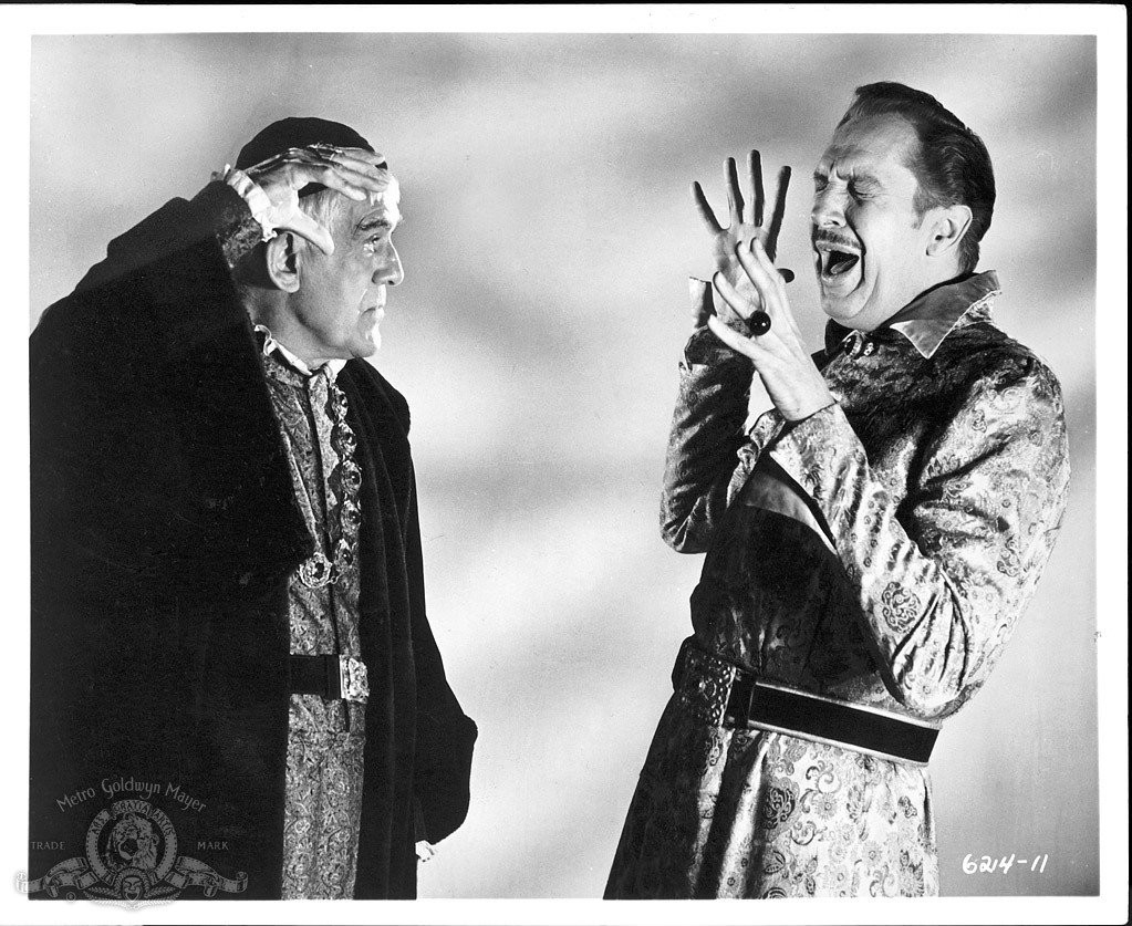Boris Karloff and Vincent Price in Ворон (1963)