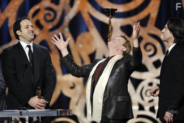 Philippe Petit, James Marsh, and Simon Chinn in 81-я церемония вручения премии 'Оскар' (2009)