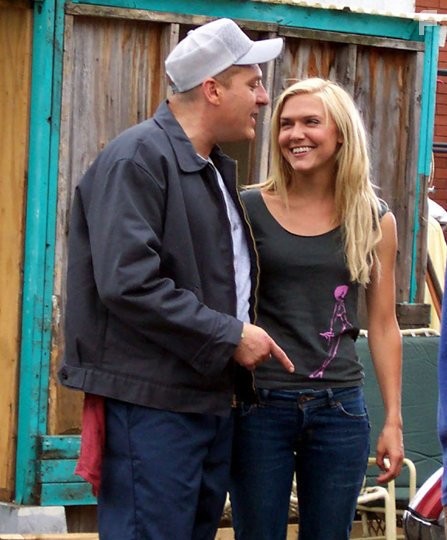 Christie (Dominique Swain) works on Alex's boss Steve (Tom Sizemore) in White Air.