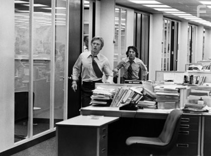 "All the President's Men" Robert Redford, Dustin Hoffman 1976 Warner Brothers