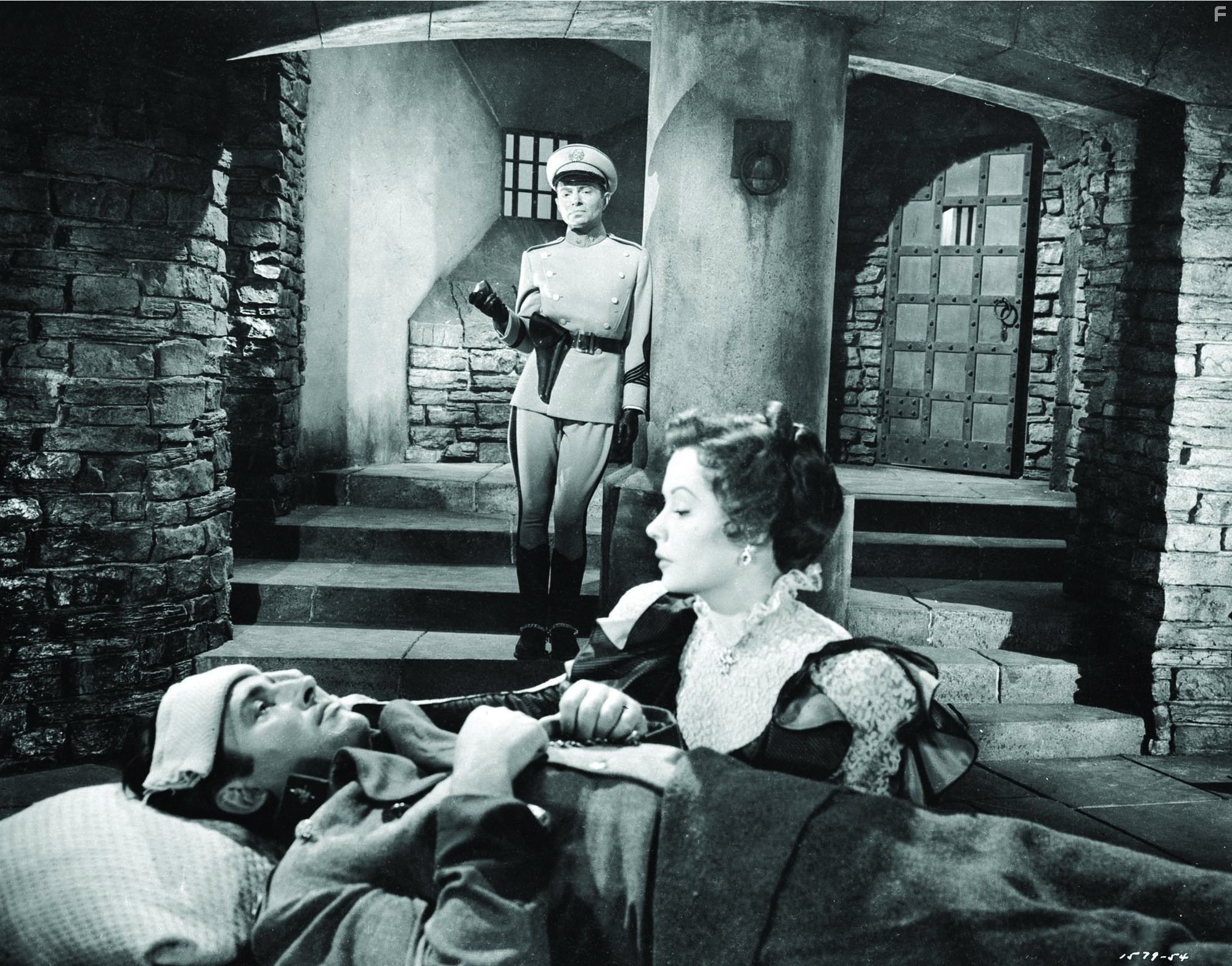 James Mason, Stewart Granger, and Jane Greer in Узник крепости Зенда (1952)