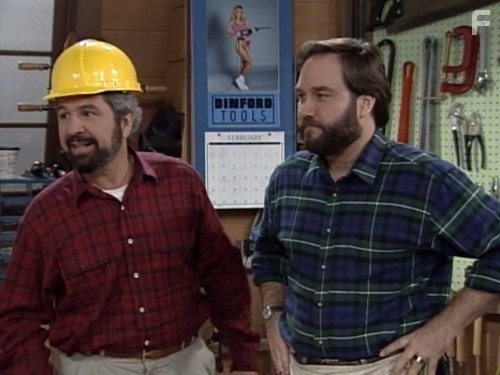 Richard Karn and Bob Vila in Большой ремонт (1991)