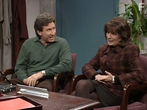 Tim Allen and Patricia Richardson in Большой ремонт (1991)