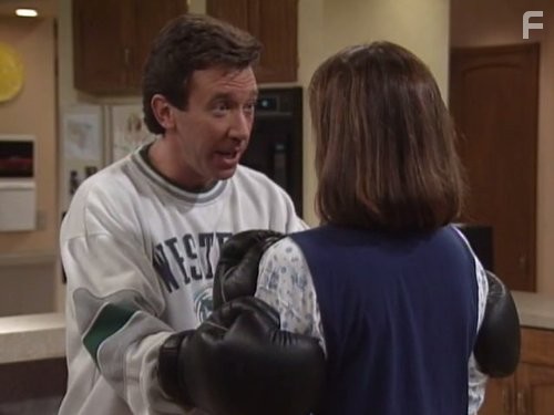 Tim Allen and Patricia Richardson in Большой ремонт (1991)