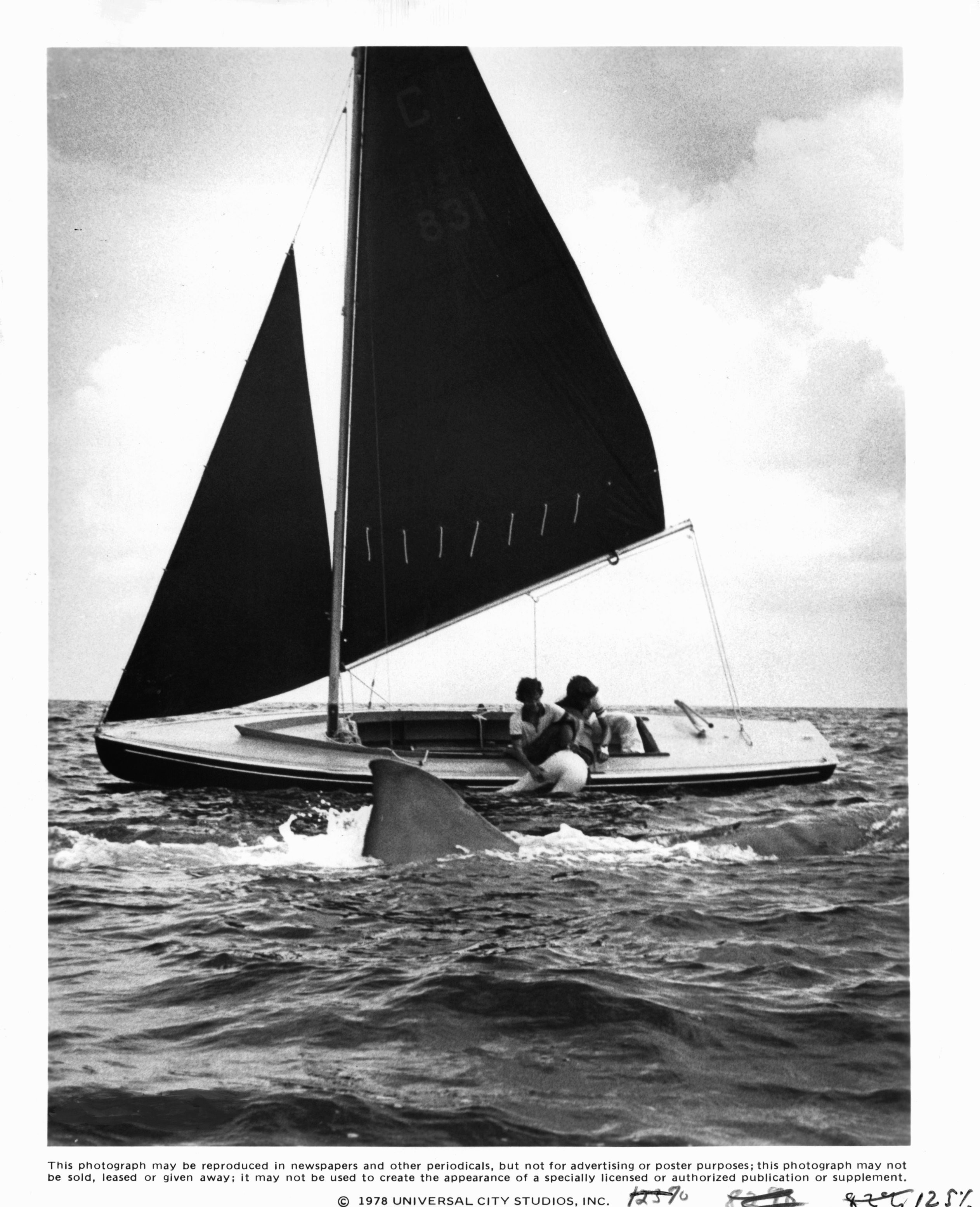 John Dukakis, G. Thomas Dunlop, and Mark Gruner in Чeлюсти 2 (1978)