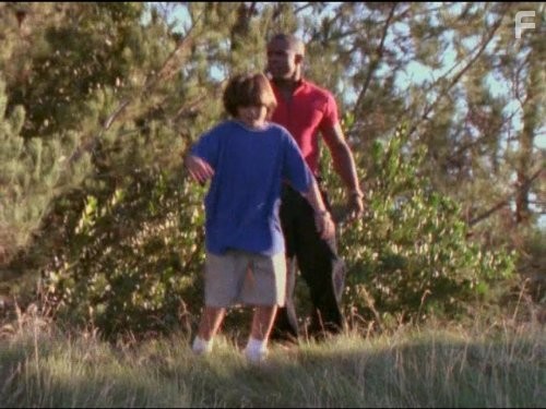 Blake Foster and Selwyn Ward in Power Rangers Turbo (1997)