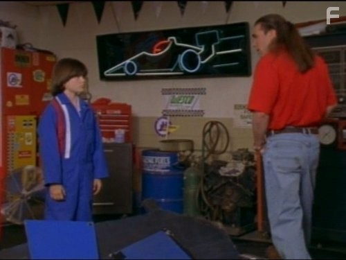 Blake Foster and Jason David Frank in Power Rangers Turbo (1997)