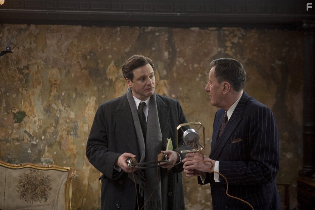 Colin Firth and Geoffrey Rush in Король говорит! (2010)