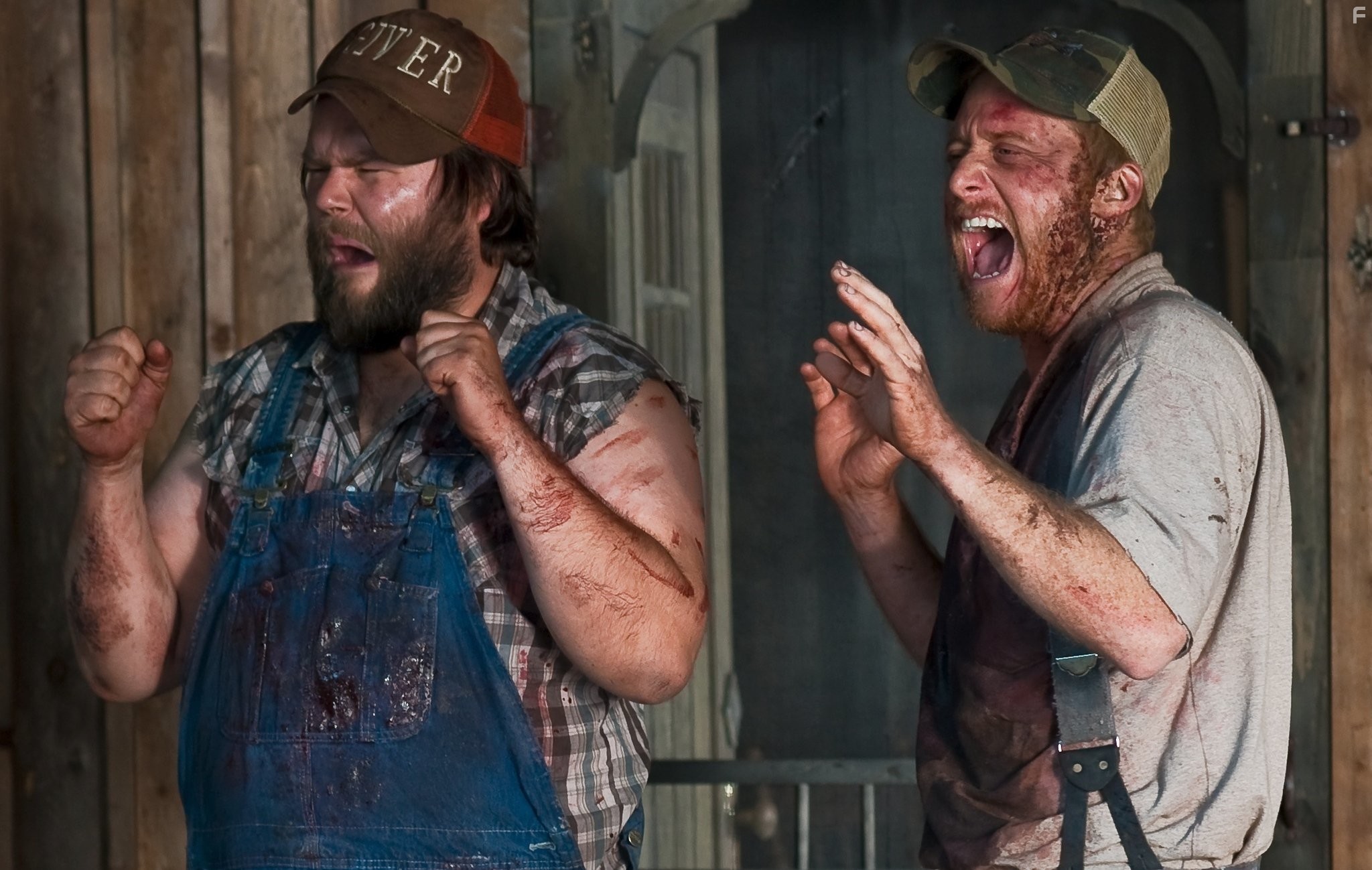 Tyler Labine and Alan Tudyk in Убойные каникулы (2010)