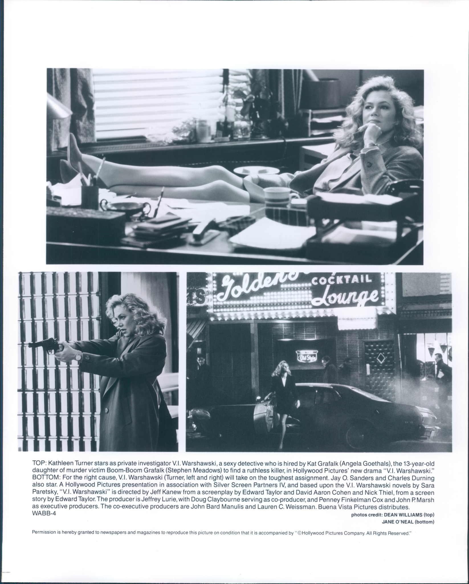 Kathleen Turner in Детектив Варшавски (1991)