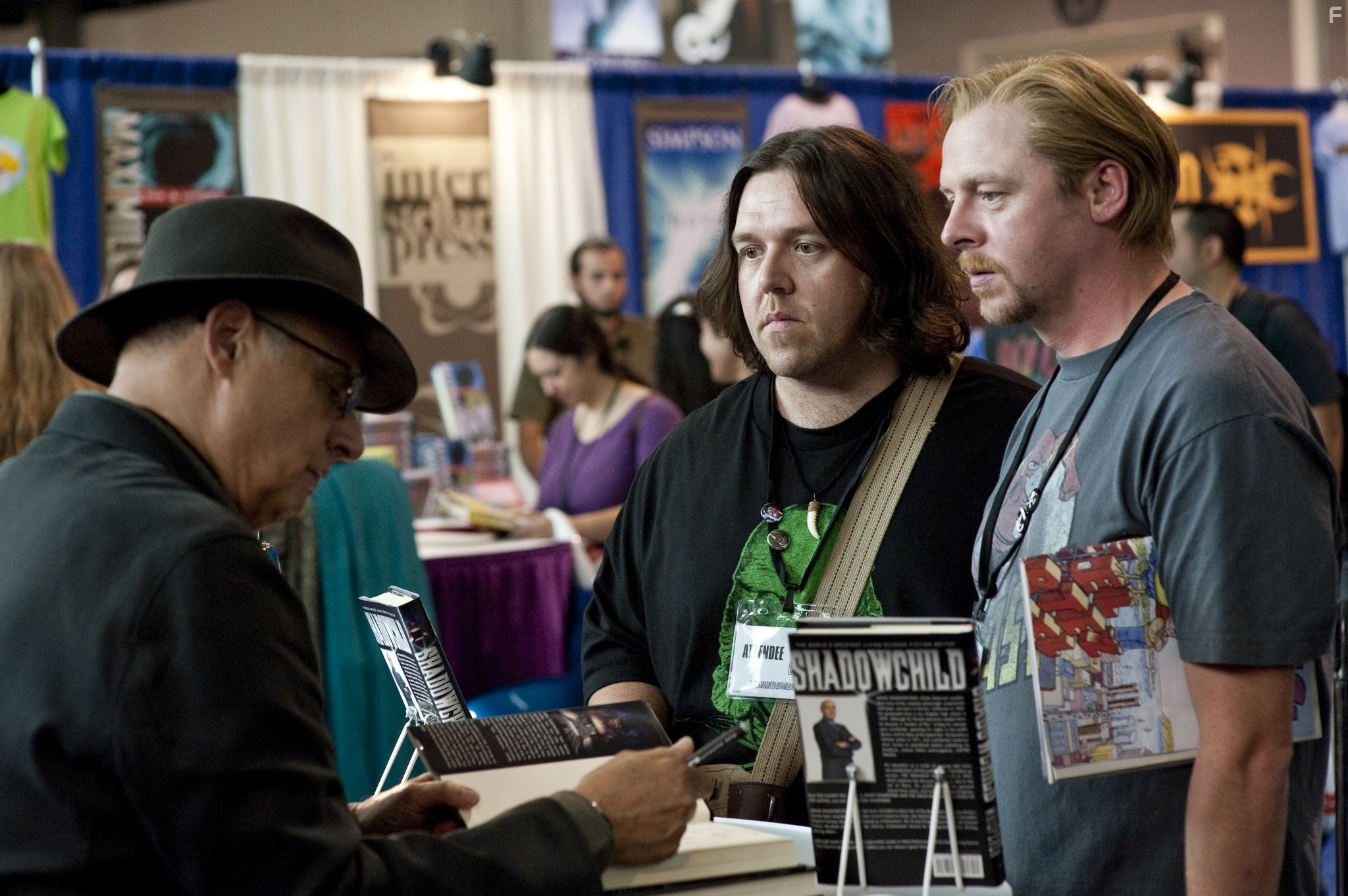 Jeffrey Tambor, Nick Frost, and Simon Pegg in Пол: Секретный материальчик (2011)