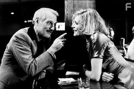 "The Color of Money," Paul Newman and Helen Shaver.