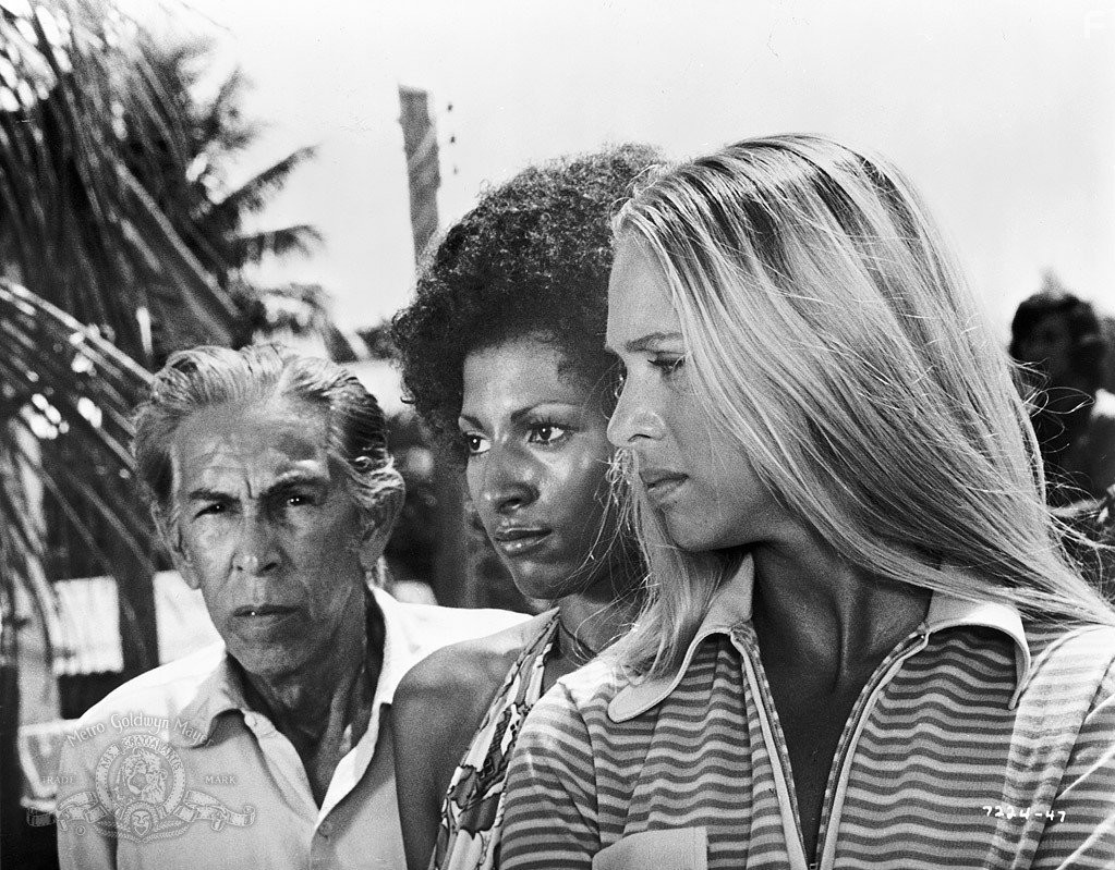 Pam Grier, Andres Centenera, and Margaret Markov in Чeрная мама, белая мама (1973)