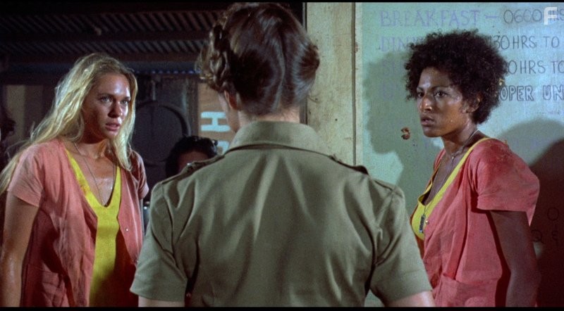 Pam Grier, Laurie Burton, and Margaret Markov in Чeрная мама, белая мама (1973)