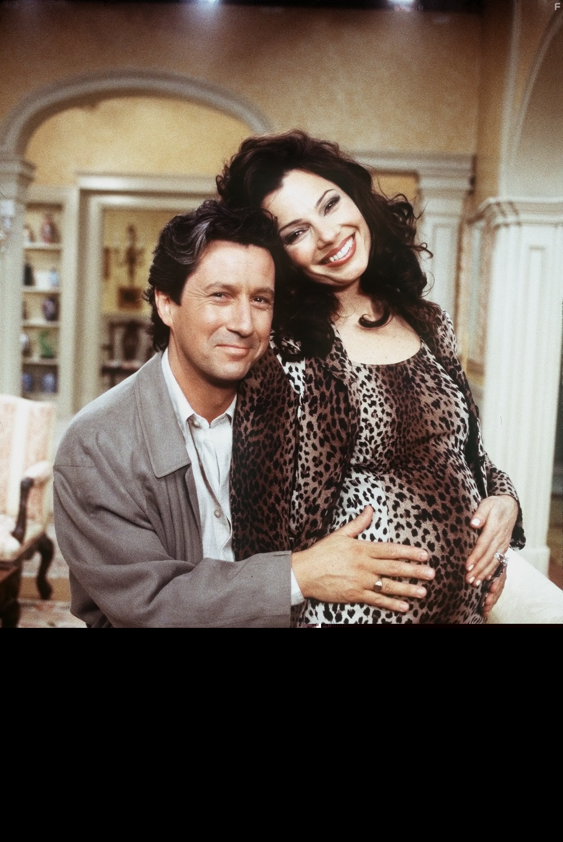 Fran Drescher and Charles Shaughnessy in Няня (1993)