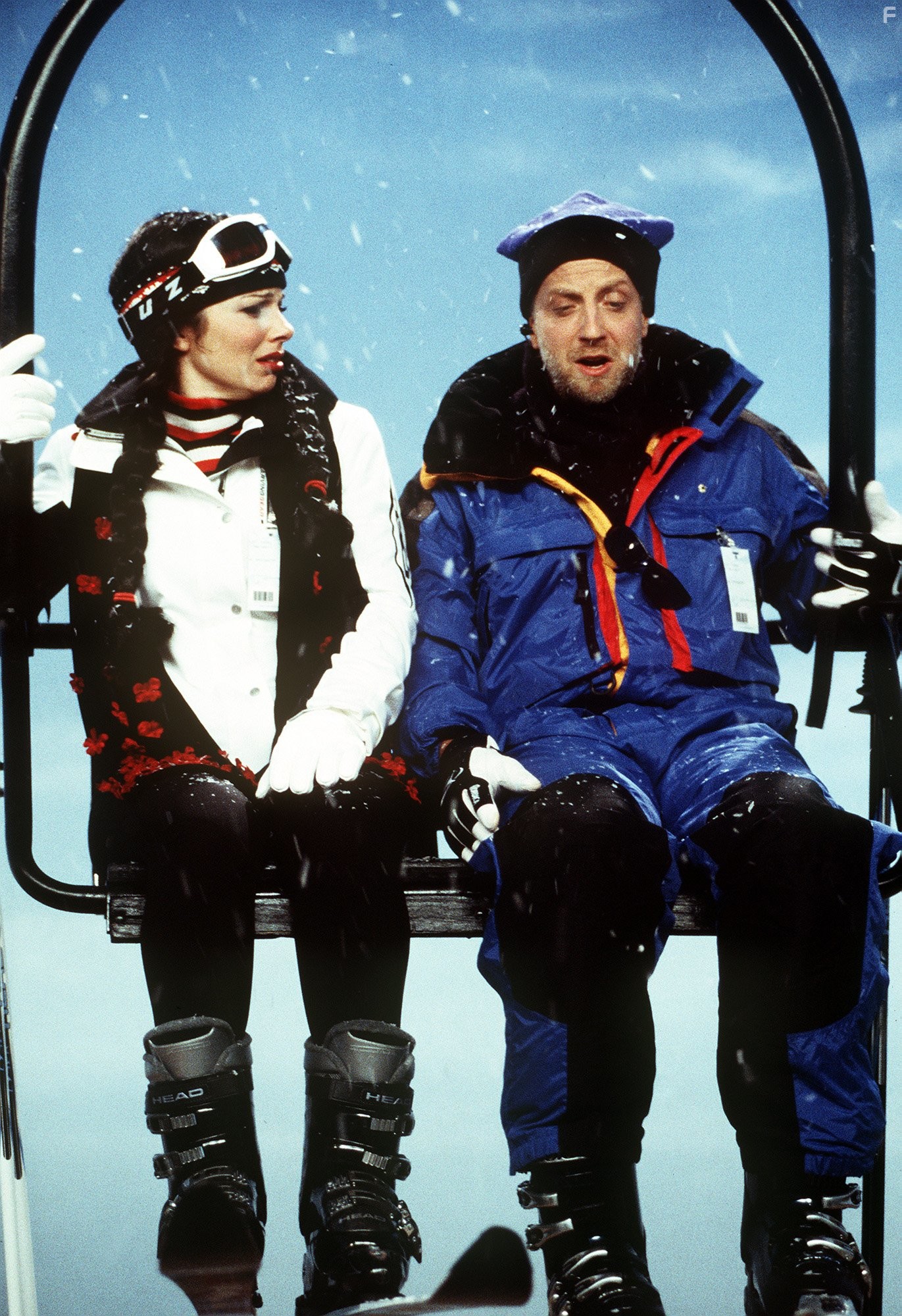 Fran Drescher and Chris Elliott in Няня (1993)