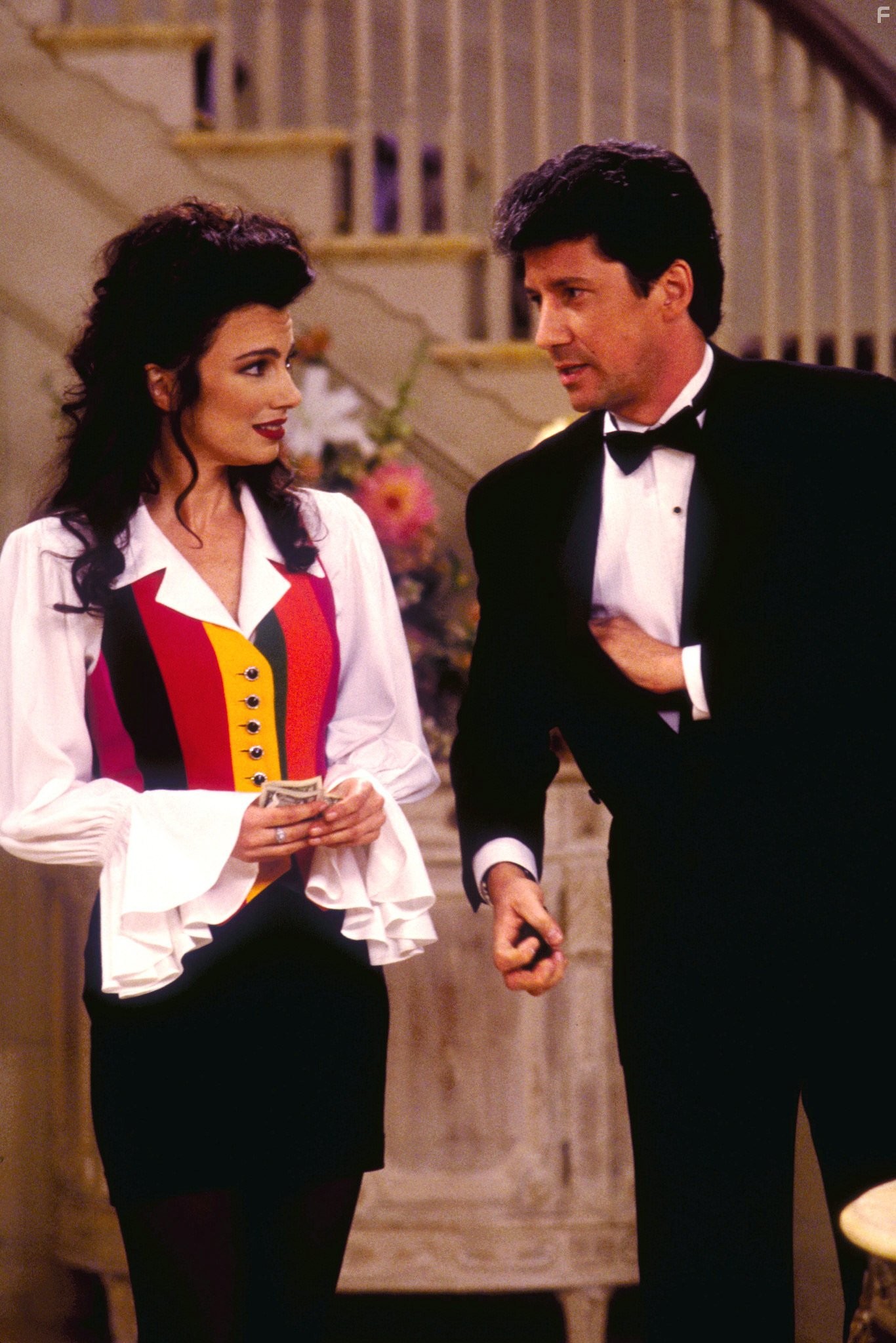 Fran Drescher and Charles Shaughnessy in Няня (1993)