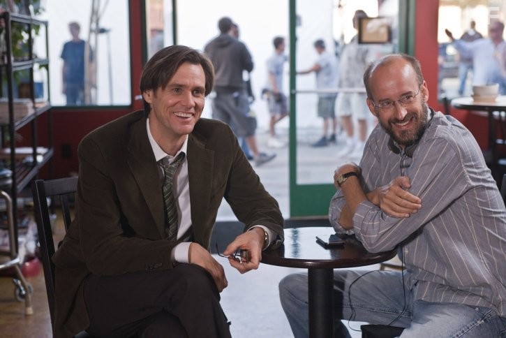 Jim Carrey and Peyton Reed in Всегда говори да (2008)