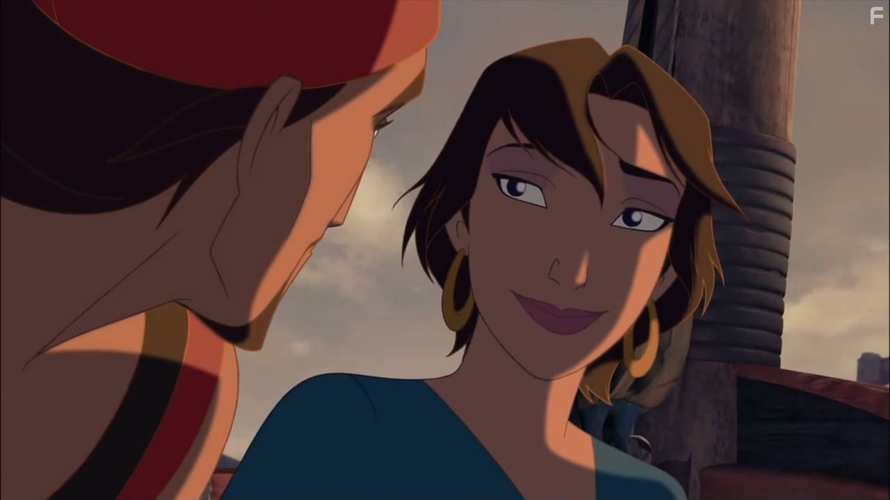 Brad Pitt and Catherine Zeta-Jones in Синдбад: легенда семи морей (2003)