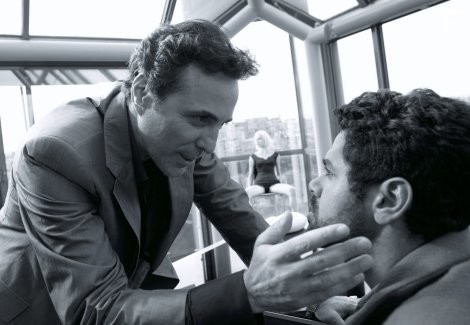 Jamel Debbouze and Gilbert Melki in Ангел-А (2005)
