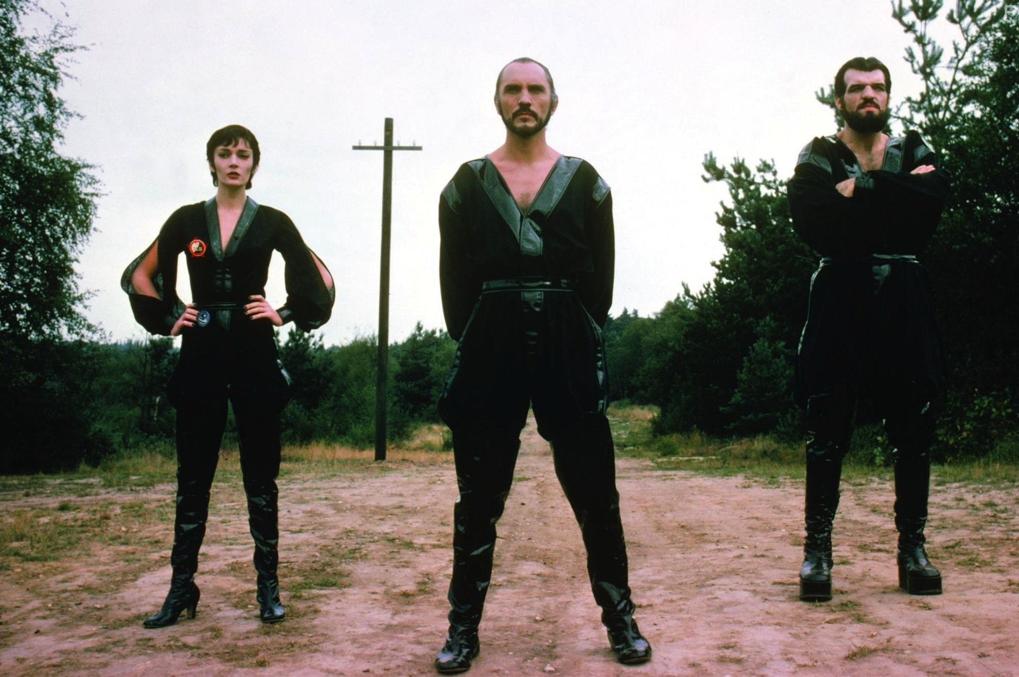 Terence Stamp, Sarah Douglas, and Jack O'Halloran in Супермен II (1980)