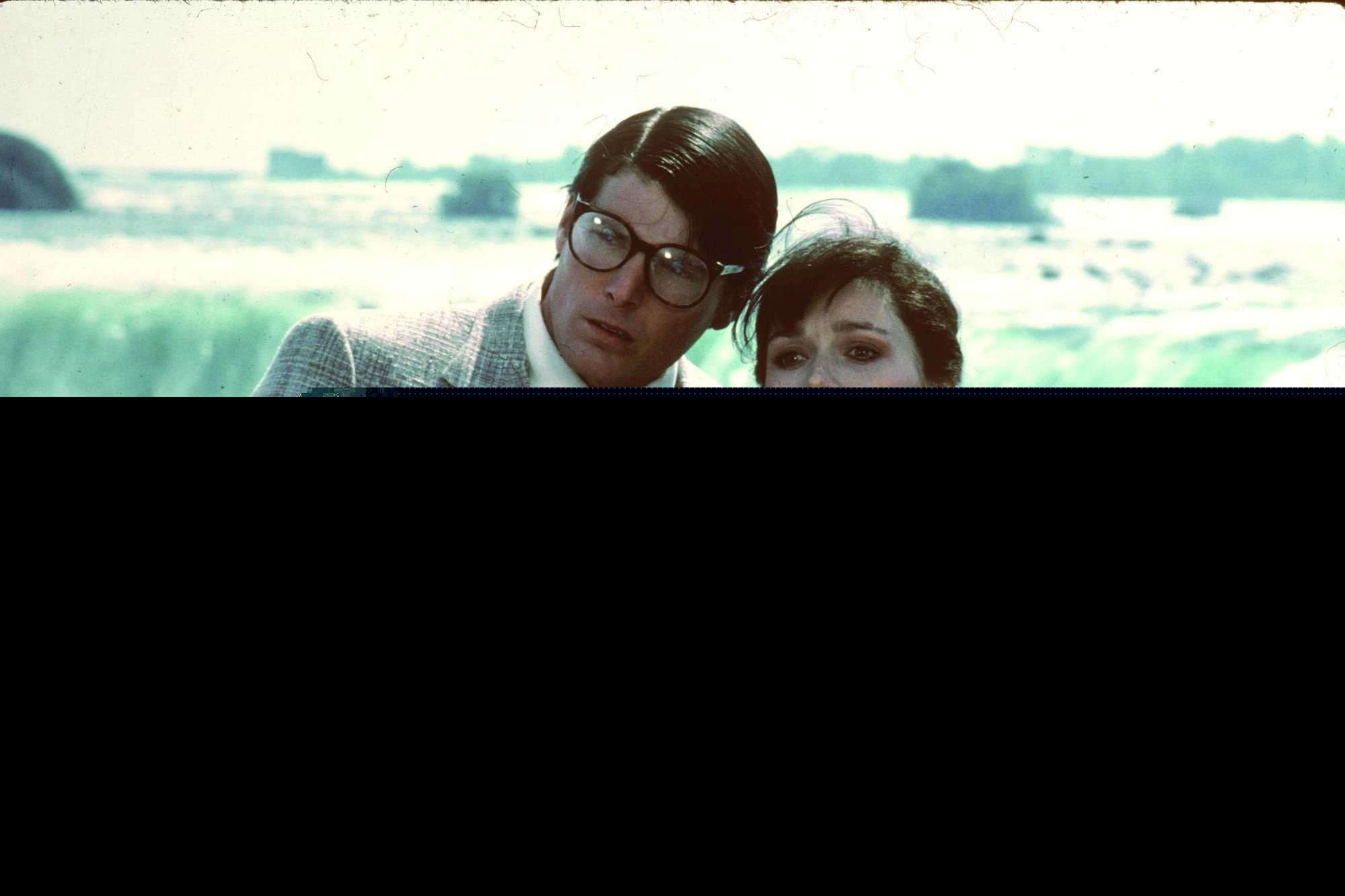 Christopher Reeve and Margot Kidder in Супермен II (1980)