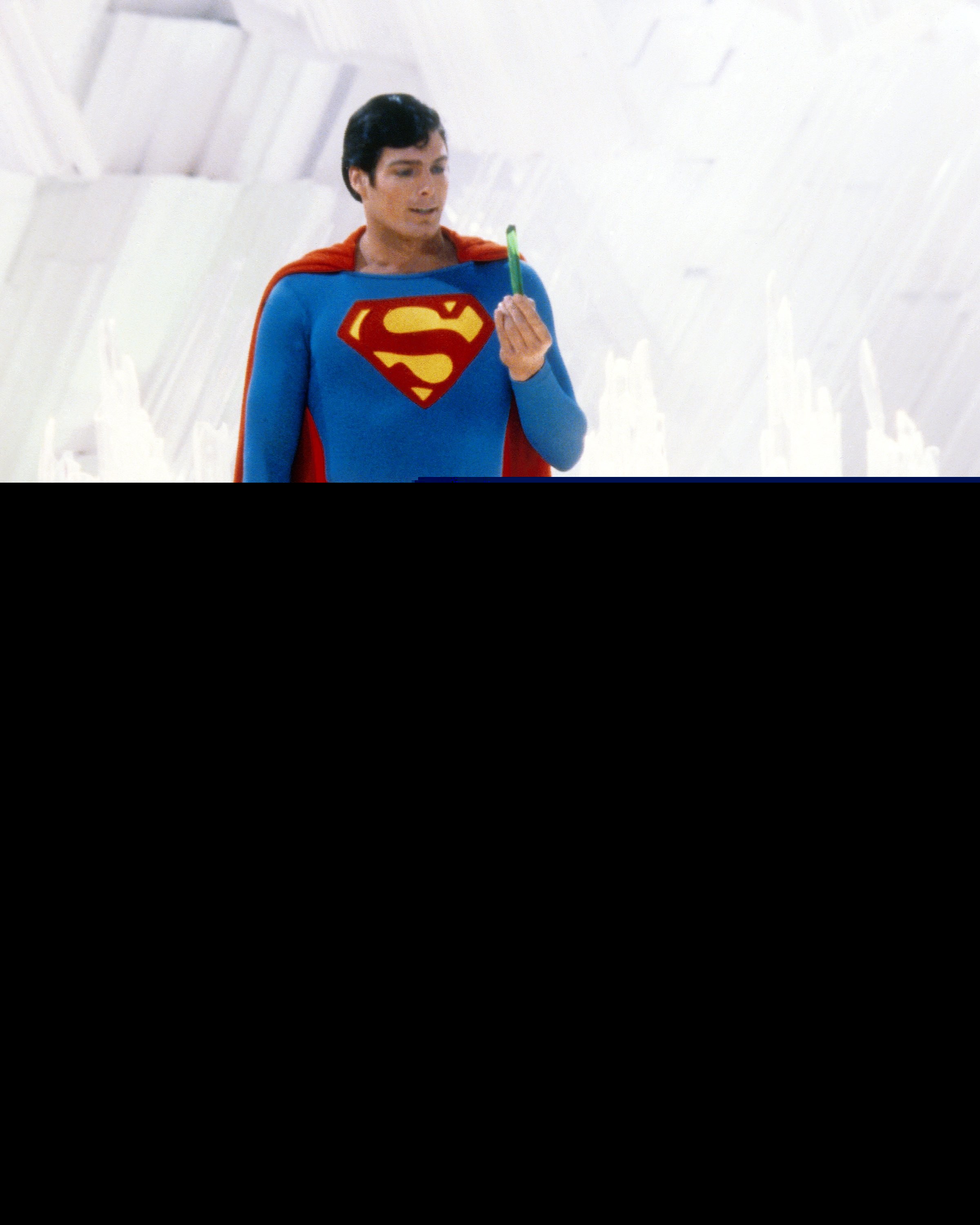 Richard Donner and Christopher Reeve in Супермен (1978)