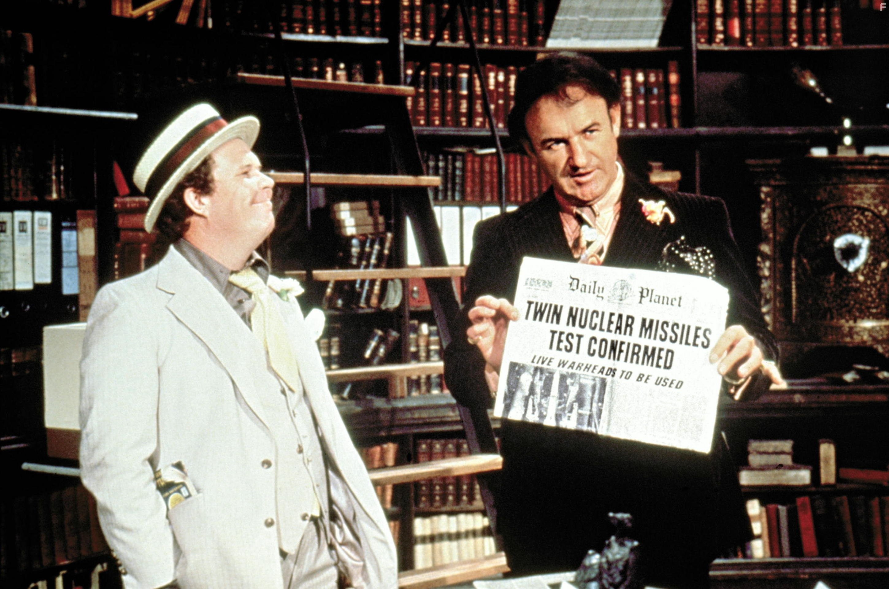 Gene Hackman and Ned Beatty in Супермен (1978)