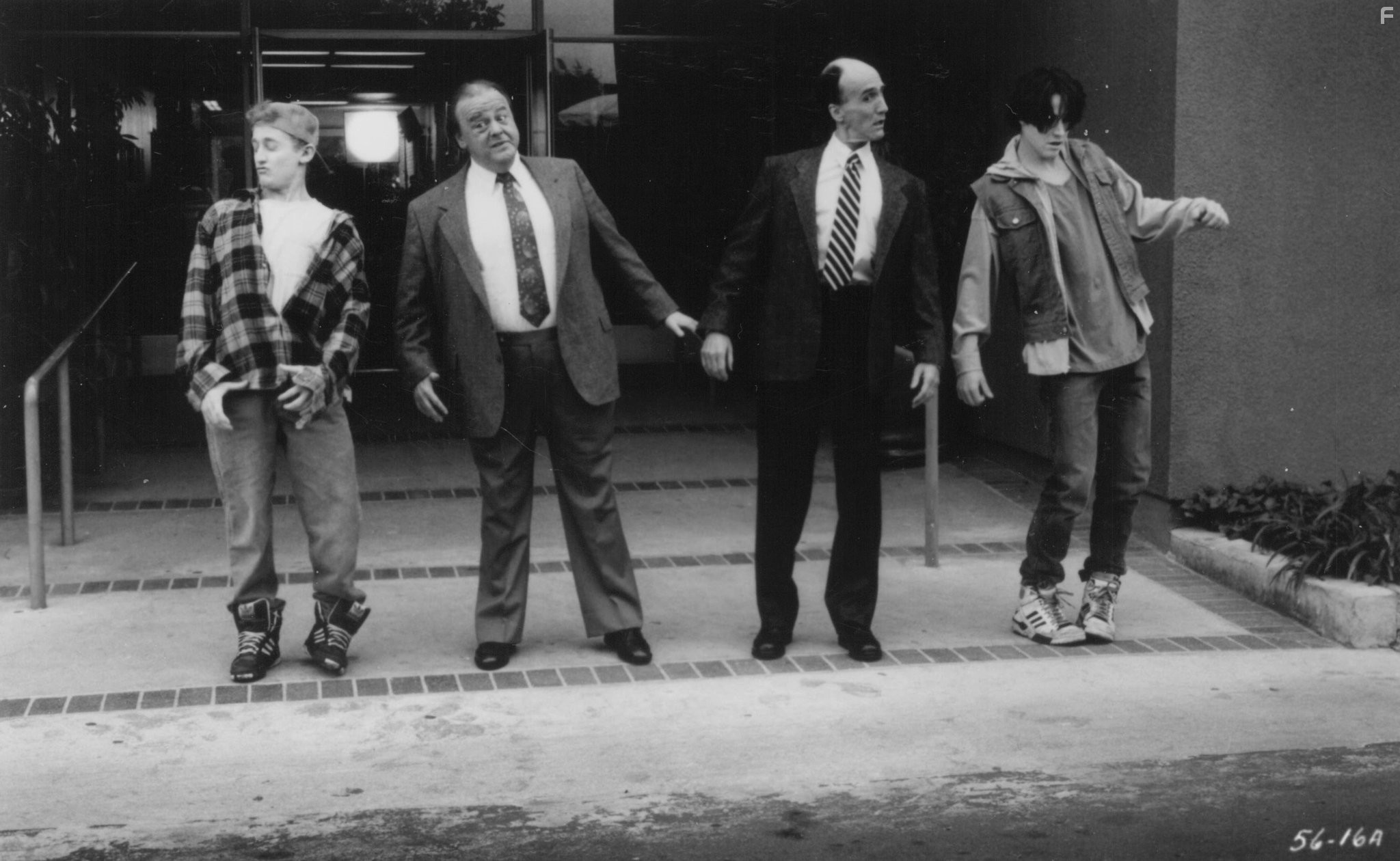 Keanu Reeves, Hal Landon Jr., and Alex Winters in Новые приключения Билла и Теда (1991)