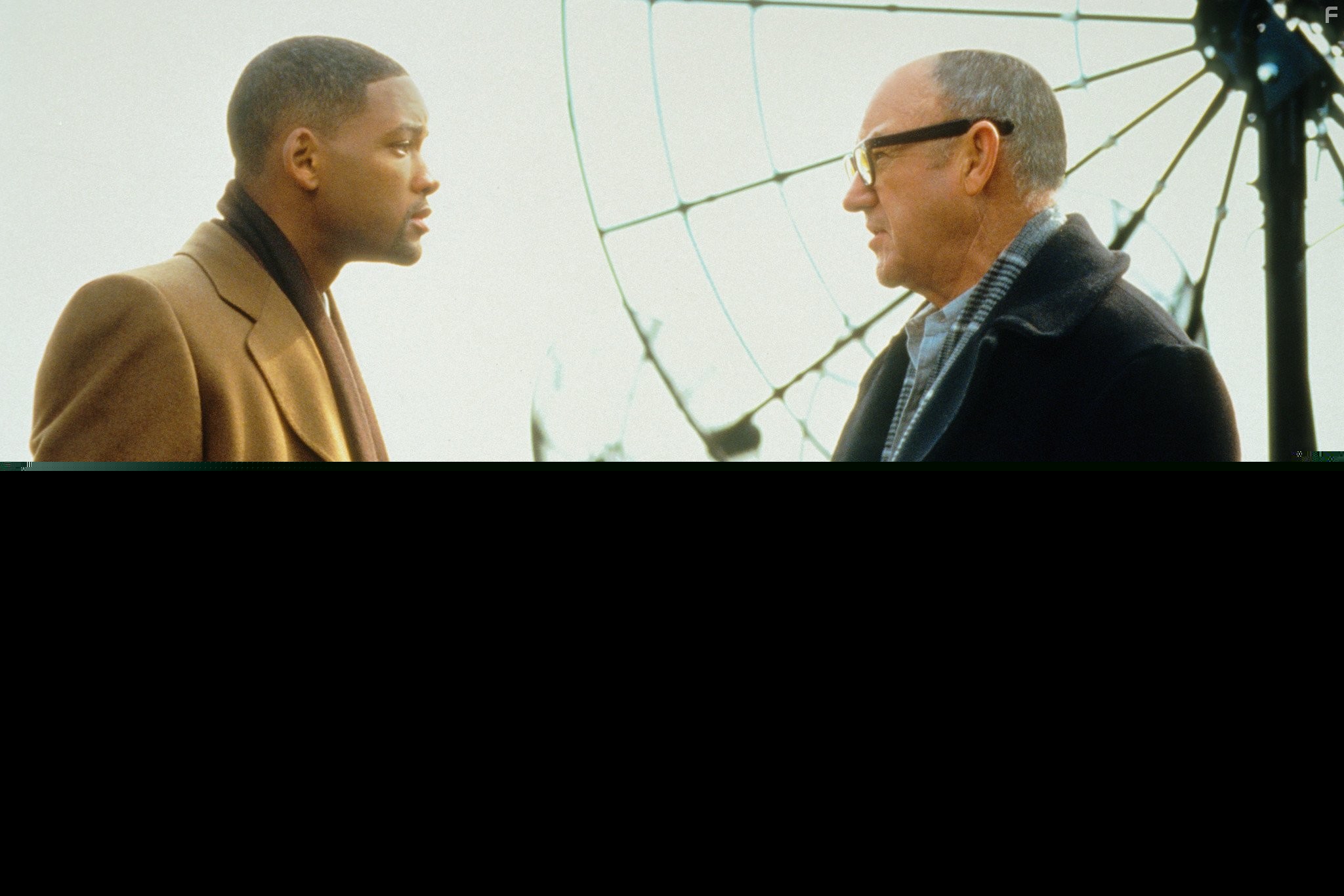 Will Smith and Gene Hackman in Враг государства (1998)