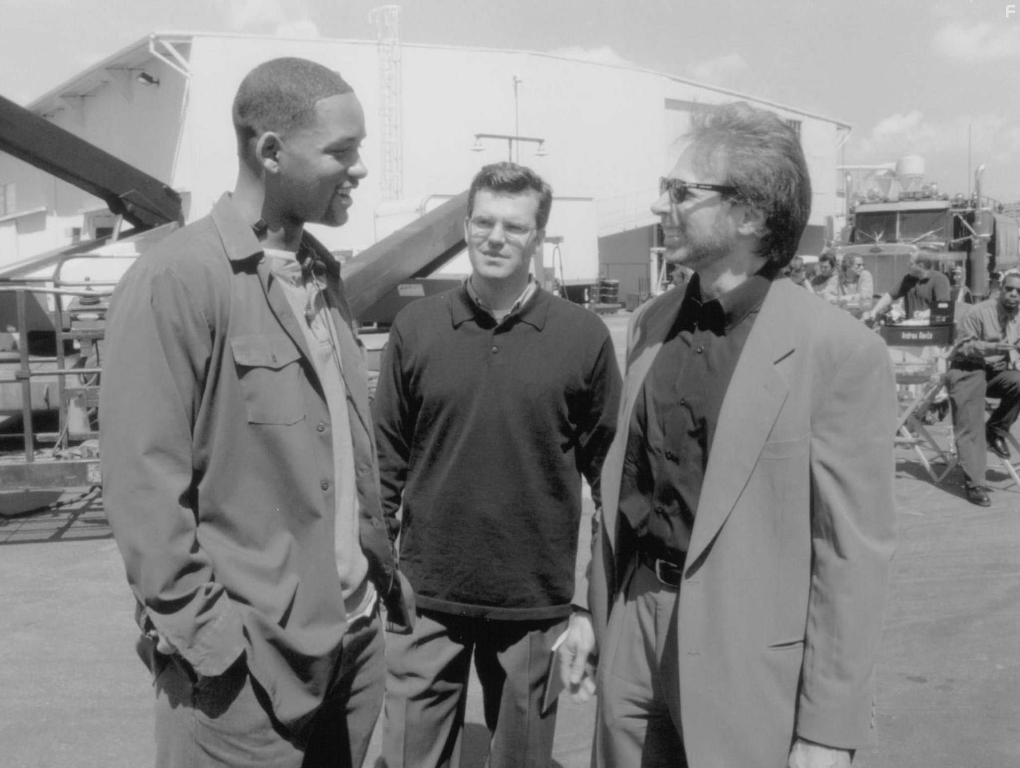 Will Smith and Jerry Bruckheimer in Враг государства (1998)